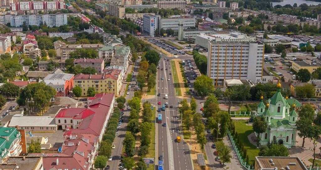 Панорама города Бреста Белоруссия