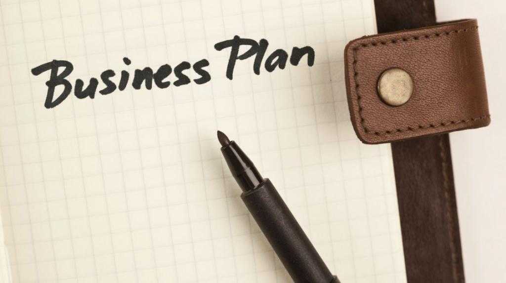 Бизнес-план на бумаге.
