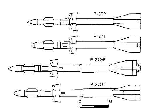 Модификации ракеты Р-27